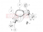 Selectors - Switches - Buttons - Piaggio Liberty 150 2008