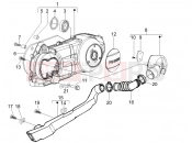 Crankcase cover - Crankcase cooling - Piaggio Liberty 200 2007