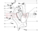 Front glove compartment - Piaggio Liberty 50 2T