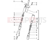 Front-wheel suspension - Piaggio Liberty 50 2T