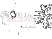 Cylinder-piston-wrist pin unit - Piaggio Liberty 50 2T 2007