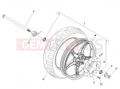 Front wheel - Piaggio Liberty 50 2T 2007