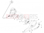 Crankcase cover - Crankcase cooling - Piaggio Liberty elettrico PPT (E) 2016