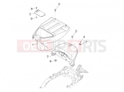 Helmet huosing - Undersaddle - Piaggio Liberty elettrico PPT (E) 2016