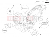 Plates - Emblems - Piaggio Liberty elettrico PPT (E) 2016