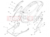 Side cover - Spoiler - Piaggio Liberty elettrico PPT (E) 2016