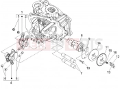 PIAGGIO MP3 125 Rocking levers support unit