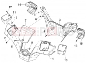 PIAGGIO MP3 125 Hibrid Handlebars coverages