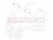 PIAGGIO MP3 125 ie Touring Driving mirror/s