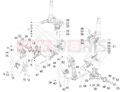 PIAGGIO MP3 125 ie Touring Fork's components (Mingxing)