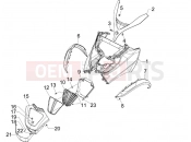 PIAGGIO MP3 125 ie Touring Front shield