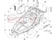 PIAGGIO MP3 125 ie Touring Helmet huosing - Undersaddle