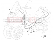 bowden - Piaggio MP3 125 ie Touring 2012
