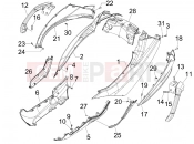PIAGGIO MP3 250 Side cover - Spoiler