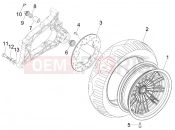 PIAGGIO MP3 250 ie MIC Rear wheel