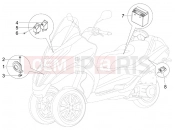 PIAGGIO MP3 300 ie LT Touring Remote control switches - Battery - Horn
