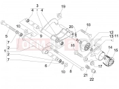 PIAGGIO MP3 300 ie LT Touring Swinging arm
