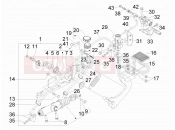 PIAGGIO MP3 300 ie LT Touring Control pedals - Levers