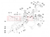Control pedals - Levers - Piaggio MP3 300 YOUrban LT ERL 2011
