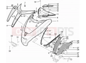Front shield - Piaggio MP3 300 YOUrban LT ERL 2011