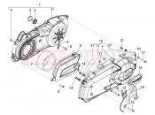 Crankcase cover - Crankcase cooling - Piaggio MP3 300 YOUrban LT ERL 2014