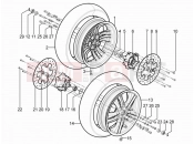 Front wheel - Piaggio MP3 300 YOUrban LT ERL 2014