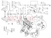 Main cable harness - Piaggio MP3 300 YOUrban LT ERL 2014