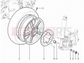 Rear wheel - Piaggio MP3 300 YOUrban LT ERL 2014