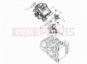 Throttle body - Injector - Induction joint - Piaggio MP3 300 YOUrban LT ERL 2014