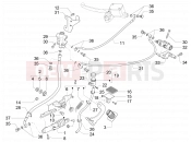 PIAGGIO MP3 350 MAXI Sport Control pedals - Levers