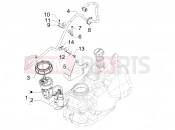 PIAGGIO MP3 400 ie LT Touring Supply system