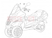 Driving mirror/s - Piaggio MP3 400 ie 2010