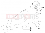 Saddle/seats - Piaggio MP3 400 ie 2010