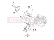 PIAGGIO MP3 400 RL Touring Rocking levers support unit
