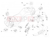 PIAGGIO MP3 500 Sport Business ABS (USA) Selectors - Switches - Buttons