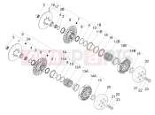 Driven pulley - Piaggio MP3 500 Sport Business ABS (USA) 2019
