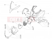 Front shield - Piaggio MP3 500 Sport Business ABS (USA) 2019