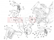 Wheel huosing - Mudguard - Piaggio MP3 500 Sport Business ABS (USA) 2019
