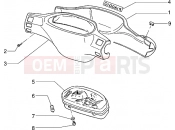PIAGGIO Speedometers kms.-Handlebar covers