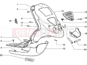 Front shield-Footboard-Spoiler - Piaggio NRG Extreme