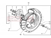 Front wheel - Piaggio NRG Extreme