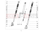 Front fork - Piaggio NRG Power DD
