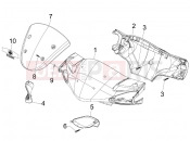Handlebars coverages - Piaggio NRG Power DD 2017