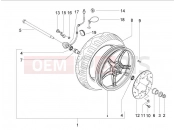 Front wheel - Piaggio NRG Power DT 2005