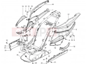 Side cover - Spoiler - Piaggio NRG Power DT 2005