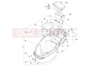 Helmet huosing - Undersaddle - Piaggio NRG Power DT 2007