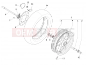 PIAGGIO NRG Power DT Front wheel