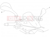 PIAGGIO NRG Power DT Serie Speciale Driving mirror/s