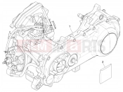 Engine, assembly - Piaggio NRG Power DD 2018