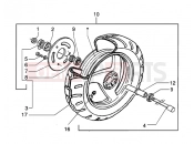 PIAGGIO NRG MC3 Purejet Front wheel